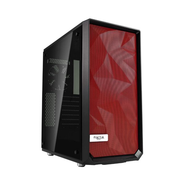 Fractal Design Front Panel Meshify C - Replacement Panel for Meshify C - Front Filter Included - Fits All Meshify C ATX Cases - Easy-to-Clean Front Filter – Easy to Install - Red - Image 3