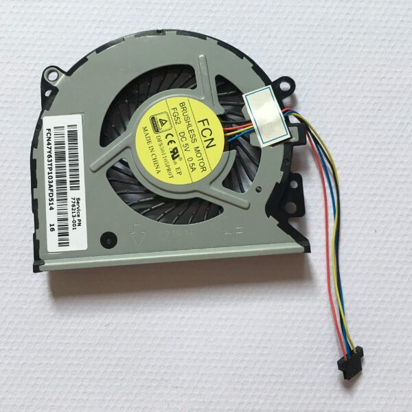 Z-one Fan Replacement for HP Envy 15-U000 15-U100 15-U200 15-U300 15-U400 Series CPU Cooling Fan 776213-001 DFS651312CC0T 4-Wire 4-pin 5V