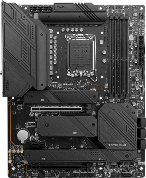 MSI MAG Z790 Tomahawk WiFi DDR4 Computer Gaming Motherboard (Supports 12th/13th Gen Intel Processors, LGA 1700, DDR4, PCIe 5.0, M.2, LAN, USB 3.2, Wi-Fi 6E, ATX) Intel PC Motherboards (Renewed) - Image 2