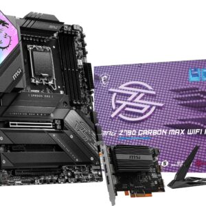 MSI MPG Z790 Carbon MAX WiFi II Gaming Motherboard (Supports 12th/13th/14th Gen Intel Processors, LGA 1700, DDR5, PCIe 5.0, M.2, 2.5Gbps LAN, USB 4, Wi-Fi 7, ATX) (Renewed)