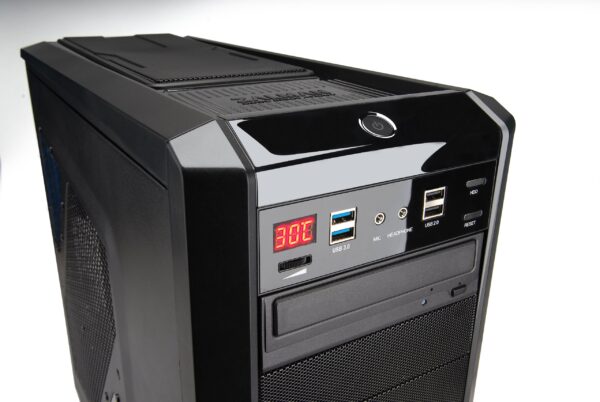 Zalman Z9 U3 ATX Mid Tower Computer Case (Black) - Image 6