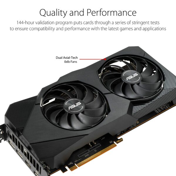 ASUS AMD Radeon RX 5700 Overclocked 8G GDDR6 Dual Fan EVO Edition HDMI DisplayPort Gaming Graphics Card (DUAL-RX5700-O8G-EVO) (Renewed) - Image 3