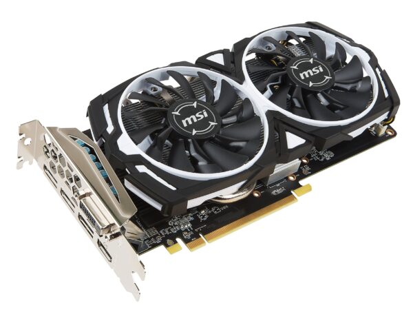 MSI Gaming Radeon RX 570 256-bit 4GB GDRR5 DirectX 12 VR Ready CFX Graphcis Card (RX 570 ARMOR 4G OC) (Renewed) - Image 2