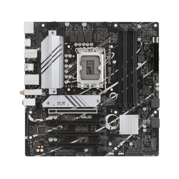 ASUS Prime B760M-A AX LGA 1700(Intel® 12th&13th Gen) microATX Motherboard (PCIe® 4.0, 2xM.2 Slots, DDR5,Realtek 2.5 Gb LAN,WiFi 6, DP,Rear USB 3.2 Gen 2, Front USB 3.2 Gen 1 Type-C®) (Renewed)