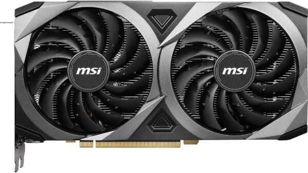 MSI Gaming GeForce RTX 3060 Ti LHR 8GB GDRR6 256-Bit HDMI/DP Nvlink Torx Fan 3 Ampere Architecture OC Graphics Card (RTX 3060 Ti Ventus 2X 8G OCV1 LHR) (Renewed) - Image 3