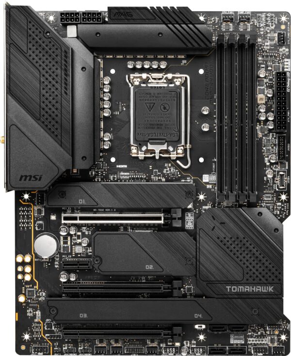 MSI MAG Z690 Tomahawk WiFi DDR4 Computer Gaming Motherboard (ATX, 12th Gen Intel Core, LGA 1700 Socket, DDR4, PCIe 4, CFX, M.2 Slots, Wi-Fi 6E, Lightning USB 20G) Intel PC Motherboards (Renewed) - Image 2