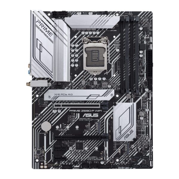 ASUS Prime Z590-P WiFi LGA 1200 (Intel 11th/10th Gen) ATX Motherboard (PCIe 4.0, 3X M.2 WiFi 6, 2.5Gb LAN, Front Panel USB 3.2 Gen 2 USB Type-C, Thunderbolt 4 Support Aura Sync RGB) (Renewed) - Image 6