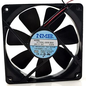 4710NL-05W-B50 NMB 120mm Fan 24V 0.31A 2-Wire Inverter Industrial Fan