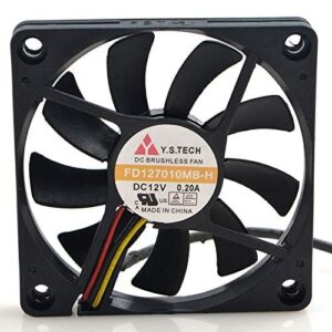 for FD127010MB-H 12V 0.20A 7010 7CM 3-Wire PWM Cooling Fan