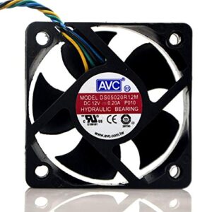 for AVC 5020 DS05020R12M P010 12V 0.20A 5CM Four Wire CPU Cooling Fan