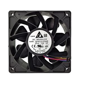 for Delta QFR1212GHE 12V2.7A 12038 12CM Ant S7 S9 Front and Rear Universal Fan