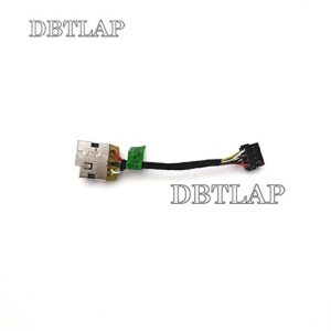 DBTLAP 1 PCS DC Jack Connector Compatible for HP Pavilion 14-F023CL 14-F 14-F021NR 14-F040ca 719319 dc Jack DC Power Jack Socket Plug Cable