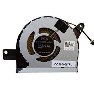 Z-one Fan Replacement for Dell Latitude 5580 Series CPU Cooling Fan 09VK27 DC28000IYSL 4-Wires 4-Pins
