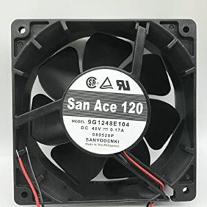 for Sanyo 12038 9G1248E104 DC48V 0.17A 12 cm Cooling Fan