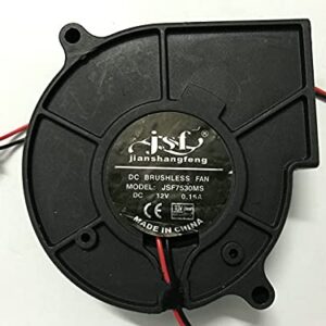 for JSF7530MS 12V0.15A 7CM Blower Turbo Centrifugal Blower humidifier Fan