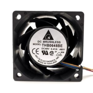 for THB0648BE 6038 DC48V 0.41A 6CM High Air Volume PWM Intelligent Speed Control Fan