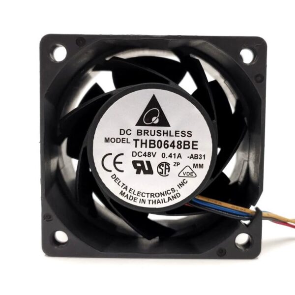 for THB0648BE 6038 DC48V 0.41A 6CM High Air Volume PWM Intelligent Speed Control Fan