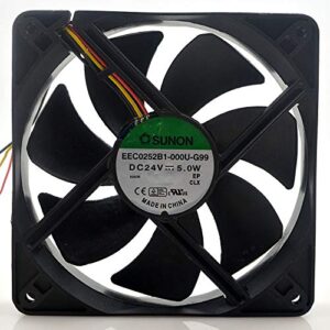 for SUNON EEC0252B1-000U-G99 24V 5W 12025 12CM Inverter Cooling Fan