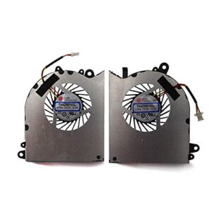 FCQLR New CPU + GPU Laptop Fan Compatible for MSI GS60 PC 2QD 6QE 6QC Cooling Fan PAAD06015SL 5VDC 0.55A N293