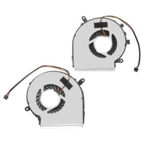GOWENIC CPU GPU Cooling Fan for MSi GE62 GE72 PE60 PE70 GL62 GL72 GP62 GP72 MS 16J1 MS 16J5 MS 1791 MS 1795 3 Pin 3 Wire CPU Cooling Fan GPU Cooling Fan Kit