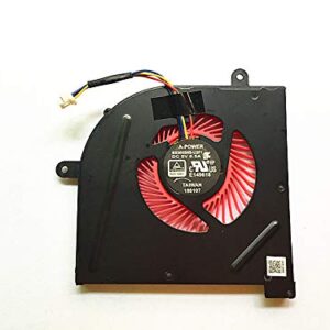wangpeng® New Laptop CPU Cooling Fan for MSI GS63VR GS73VR Stealth Pro BS5005HS-U2F1