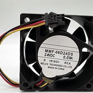 for MMF-06D24DS-RCA DC24V 0.09A 6CM 6025 nverter Cooling Fan