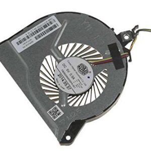 iiFix New CPU Cooling Cooler Fan For HP Pavilion 15-p151nr 15-p010dx 15-p010us 15-p066us 15-p067ca 15-p074ca 15-p080ca 15-p152nr 15-p153nr 15-p154nr 15-p267nr 15-p282nr 15-p283nr 15-p284ca