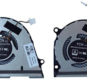 wangpeng® New CPU & Gpu Fan for HP 15-dr1072ms 15-dr1058ms 15-dr1066nr Series Laptop