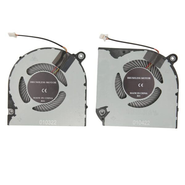CPU Cooling Fan for Nitro 5 AN515 43 AN515 54 AN517 51 Nitro 7 AN715 51, 4 Pin Power Connector Light Burden GPU Cooling Fan, Strong Heat Dissipation Installed Simple(CPU+GPU)
