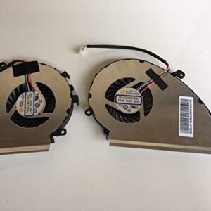 EJTONG New for MSI GE72VR GP72VR Laptop CPU & GPU Cooling Fan AAVID PAAD06015SL N366 N372 N404 4pin