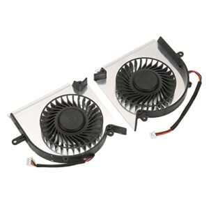 GPU Fan, Professional Aluminum Alloy ABS Easy Connect DC 5V 0.55A Lightweight CPU Cooling Fan for GP63 GL63 for GP75 for GE73 GL73VR