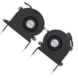 2PCS/ LOT ND75C80-21B03 610-00556 ND75C79-21B01 610-00557 CPU+GPU Cooling Fan Replacement for Apple 16inch M1 A2485 2021 Year Laptop 12V 0.5A Touch Bar