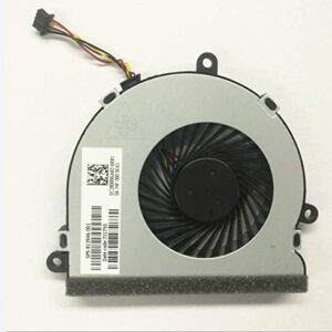 CAQL CPU Cooling Fan for HP 15-AY 15-AY039WM/AY041WM/AY002CY/AY003CY/AY004CY/AY005CY/AY006CY/AY007CY/AY008CY/AY009CY/AY010CY/AY011CY/AY012CY/AY013CY/AY014CY/AY015CY, P/N: 815237-001 813946-001