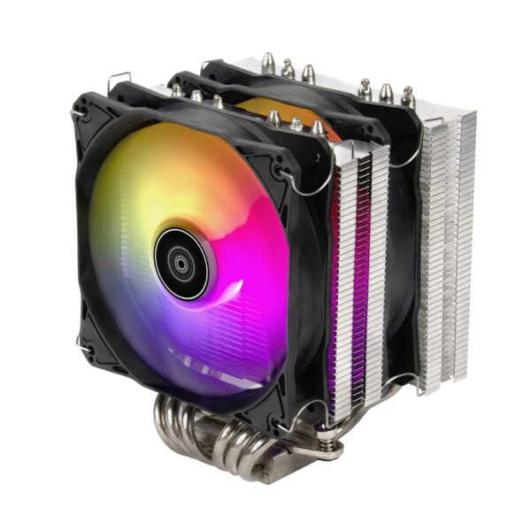 Silverstone Technology Hydrogon D120 ARGB Dual Tower CPU Cooler, HYD120-ARGB, Now with LGA1700 & LGA1851 Support