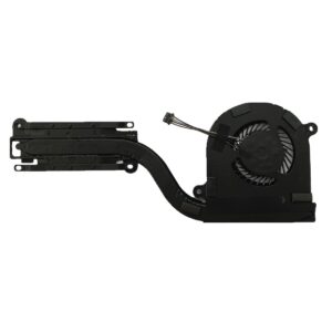 Generic NEW Laptop Cooling Fan with Heatsink Built-in Replacement for Dell Latitude 14 7490 7480 E7480 P73G Series 02T9GV 2T9GV EG50040S1-C910-S9A DC5V 0.4A CPU