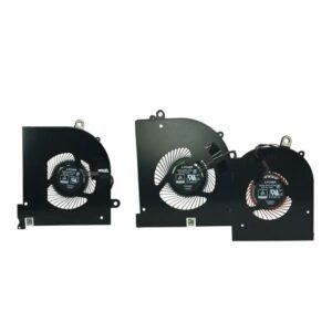 Glintique GPU CPU Cooling fans for MSI GS65 GS65VR P65 MS-16Q2 MS-16Q1 16Q3 Laptop VGA Cooler Fan 5V 4PIN 16Q2-CPU-CW BS5005HS-U31(GPU FAN), Glintique-001