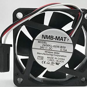 2406KL-05W-B59 NMB 6015 24V 0.13A Fanuc System Cooling Fan