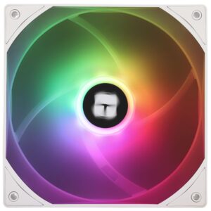 Thermalright TL-C14CW-S CPU Fan,with High Speed 1500RPM,14CM Quiet PWM Fan,Computer Case Cooling Fan(White)