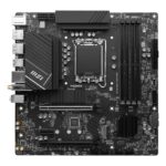 MSI PRO B760M-A WiFi DDR4 ProSeries Motherboard (Supports 12th/13th/14th Gen Intel Processors, LGA 1700, DDR4, PCIe 5.0, M.2, 2.5Gbps LAN, USB 3.2 Gen2, HDMI/DP, Wi-Fi 6E, Bluetooth 5.3, mATX)