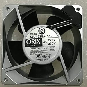 for ORIX 12038 MU1238A-51B 220/230V 14/16W axial Fan Industrial Fan