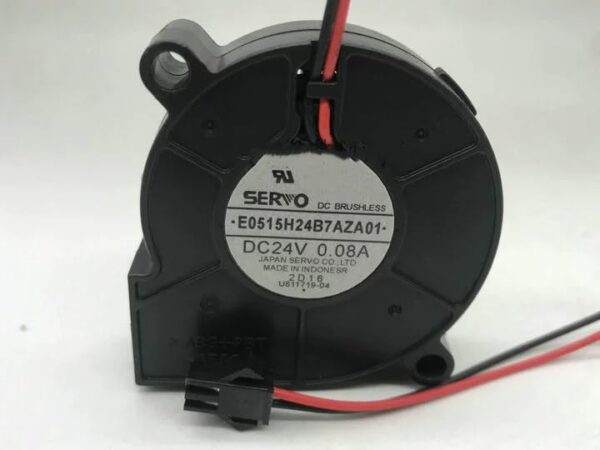 for SERVO 5015 E0515H24B7AZA01 24V 0.08A 5CM Turbine Cooling Fan