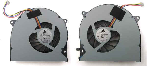 WEIMEI FENG CPU +GPU Fan Replacement for ROG G55 G55VW G75 G75V G75VW G75VX Series Laptop
