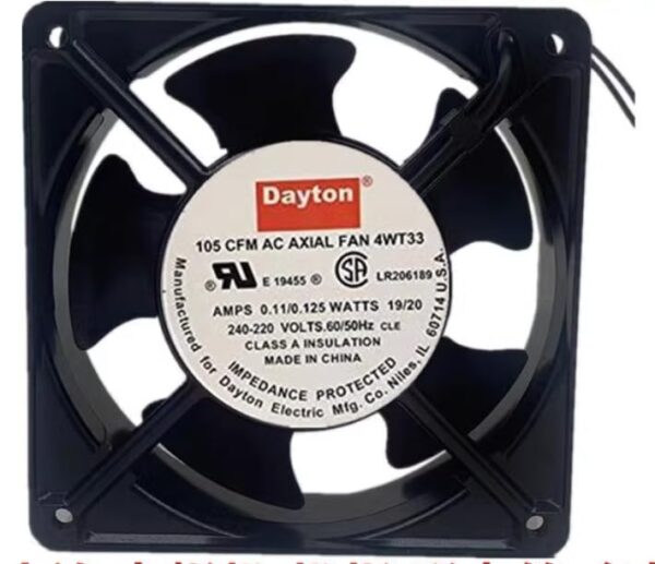 for 4WT33 12CM 240-220V 0.11-0.125A Cabinet Fan