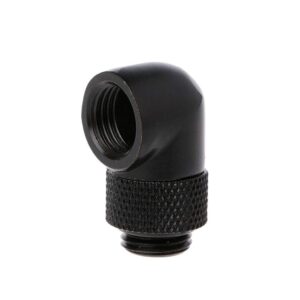 zhiounny Barrow G1/4" Thread Male to Female 90 Degree Angle Rotary Fitting Extender Adapter