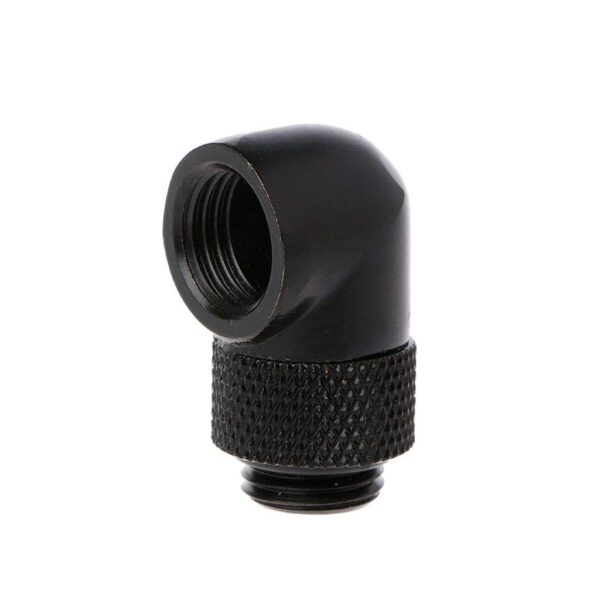 zhiounny Barrow G1/4" Thread Male to Female 90 Degree Angle Rotary Fitting Extender Adapter