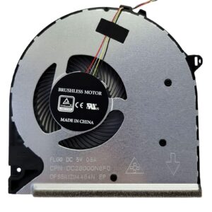 CPU Cooling Fans Suitable for HP TPN-C139 TPN-C151 250 255 256 G8 G9 15S-DU 15-DU 15S-DY 15-DY 15-GW 15S-GR 15S-GU 15S-GY 15S-DR 15S-FQ 15S-DW 15-DW 15-CS Laptop Cooler Fan 5V 4 PIN DFS5K12114464N