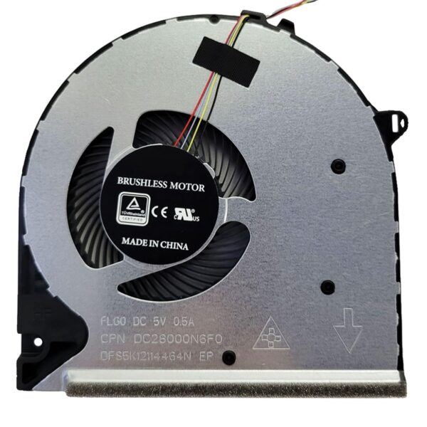 CPU Cooling Fans Suitable for HP TPN-C139 TPN-C151 250 255 256 G8 G9 15S-DU 15-DU 15S-DY 15-DY 15-GW 15S-GR 15S-GU 15S-GY 15S-DR 15S-FQ 15S-DW 15-DW 15-CS Laptop Cooler Fan 5V 4 PIN DFS5K12114464N