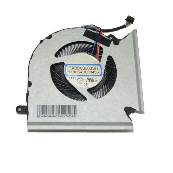 CPU/GPU Fan Cooler, Computer Cooling Fan Replacement CPU Air Cooler Compatible for MSI GP66 GL66 CPU Fan N453 GPU Fan N454 Radiator Computer Case Air Freezer (CPU)