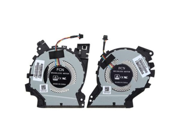 wangpeng New Laptop CPU GPU Cooling Fan for HP ZHAN99-65 G1 TPN-C134 ZBOOK 15v G5 Series L25223-001 L25224-001 DFS501105PR0T FKKB DFS481305MC0T FKKC Fan