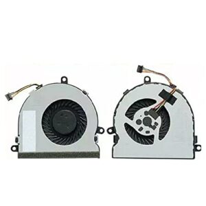 Replacement Laptop CPU Central Processing Unit Fan Cooling Fan for HP 15-af100 15-af110au 15-af111au 15-af112au 15-af113au 15-af117ng 146au 147au 148au 152ur 154au 165au Silver